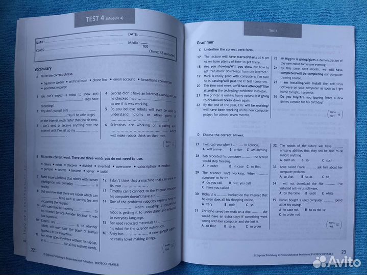 Spotlight 9 Test Booklet Reader