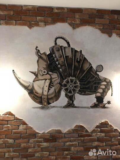 Картины на заказ в интерьер+роспись стен