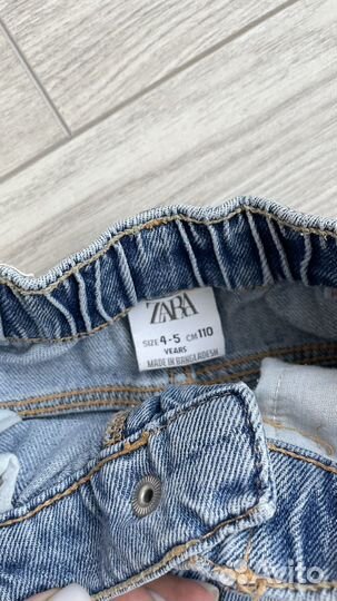 Джинсы для девочки zara 104