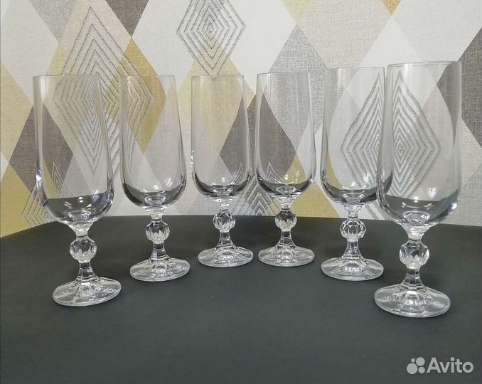 Набор фужеров для вина и шампанского