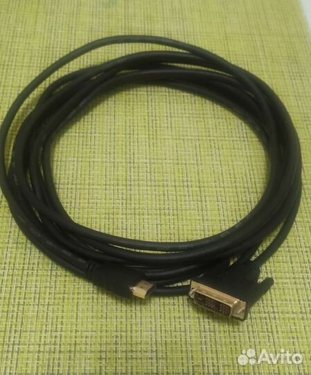 Кабель hdmi dvi 5 метров