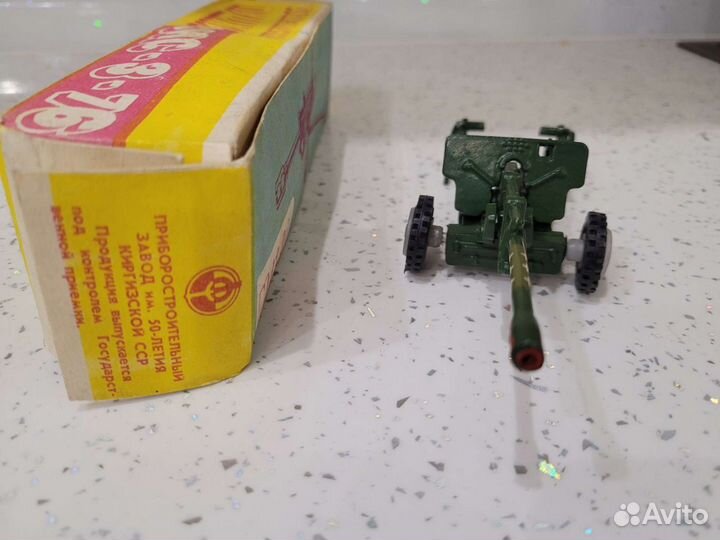 Игрушки СССР - Пушка дивизионная зис 3-76