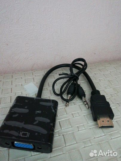 Переходник hdmi-VGA, с выходом AUX
