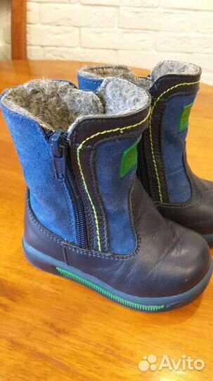 Зимние ботинки котофей 22 разм