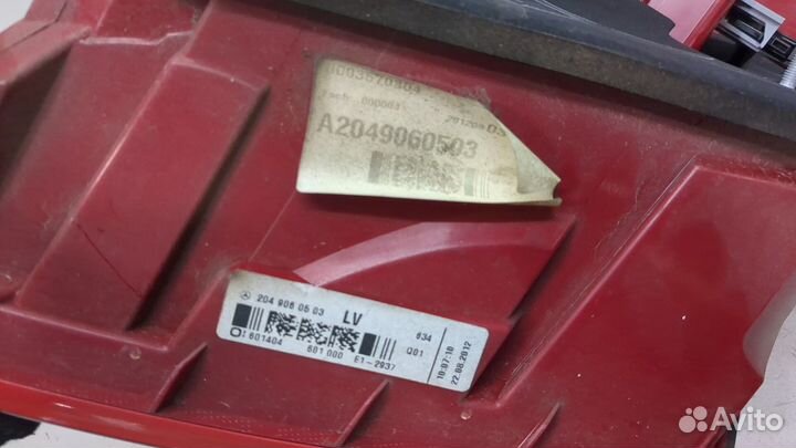 Фонарь (задний) Mercedes C W204, 2012