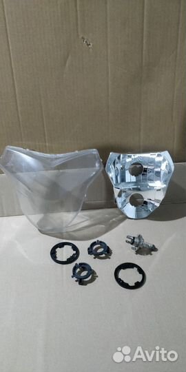 Стекло и отражатель фары мотоцикла Stels Flame