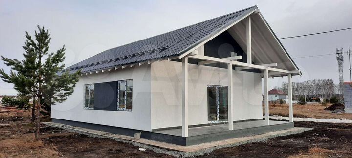 Коттедж 117 м² на участке 8 сот.