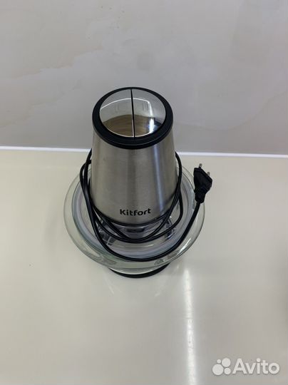 Измельчитель блендер Kitfort со стеклянной чашей