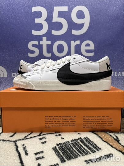 Кроссовки Nike Blazer Low Оригинал Jumbo White