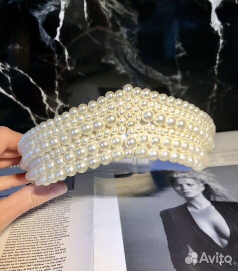 Ободок диадема кокошник свадебный корона