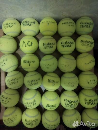 Теннисные мячи б/у