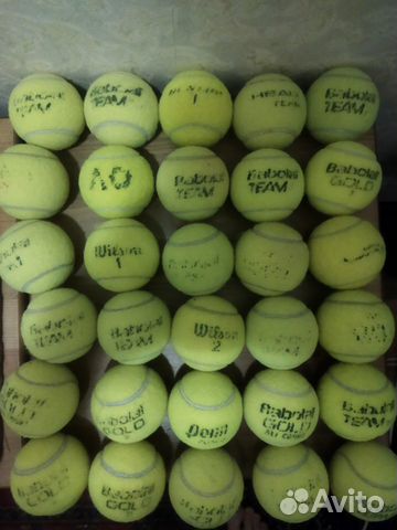 Теннисные мячи б/у