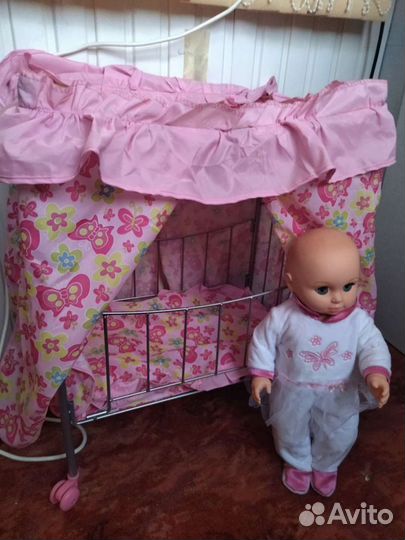 Кукольная кроватка