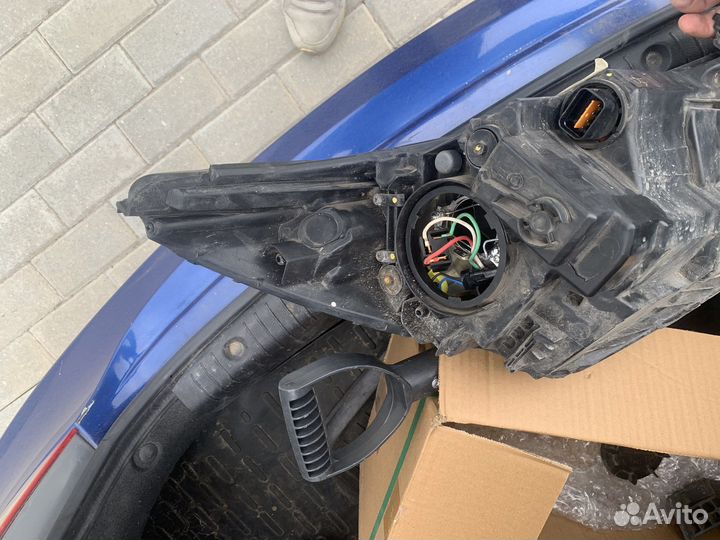 Фара передняя левая на hyundai solaris 1