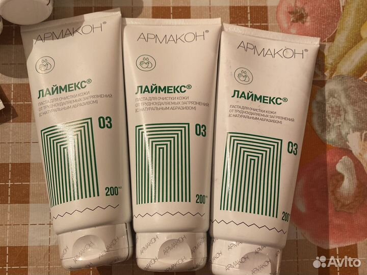 Паста для очистки кожи рук от загрязнений