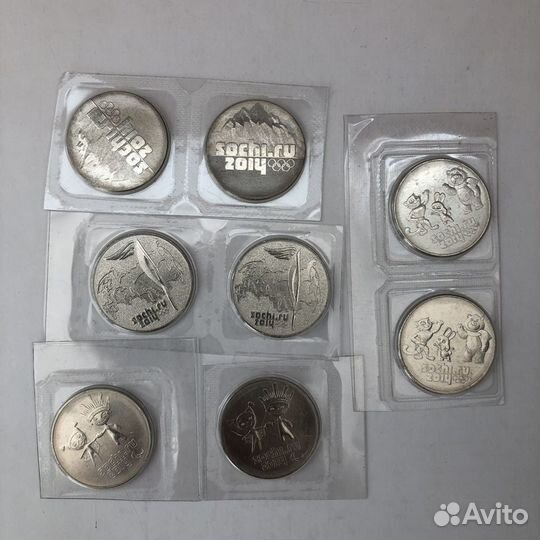 Олимпиада в Сочи-2014 монеты