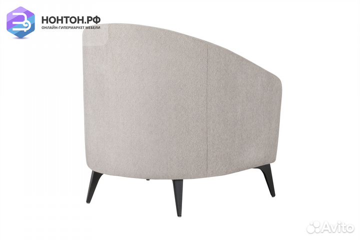 Кресло Бернис светло-серое