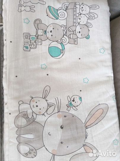 Бортики в детскую кроватку бу