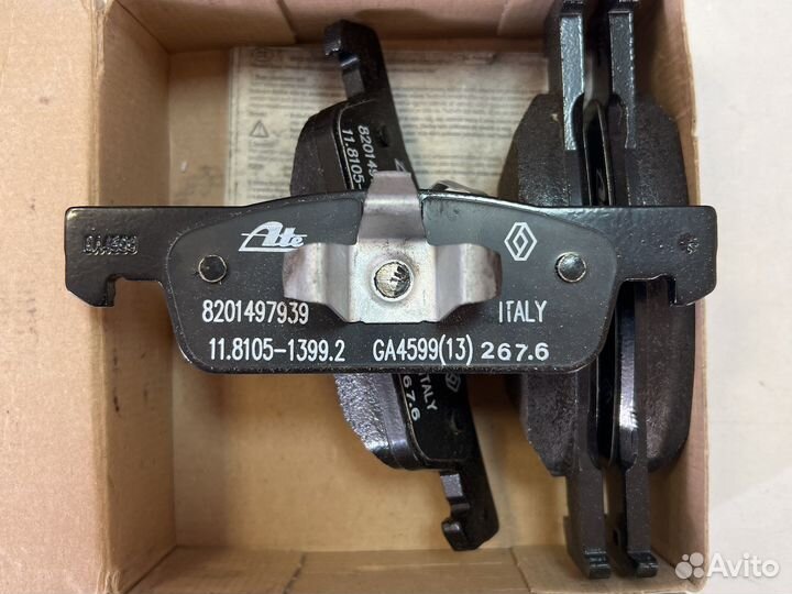 Тормозные колодки renault logan 2 оригинал