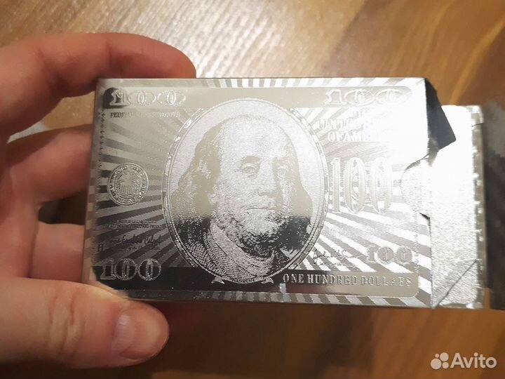 Игральные карты серебро