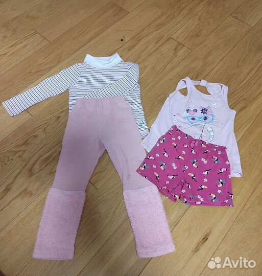 Вещи для девочки 3 года, пакетом