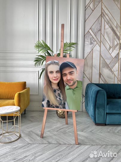 Портрет на холсте по фото