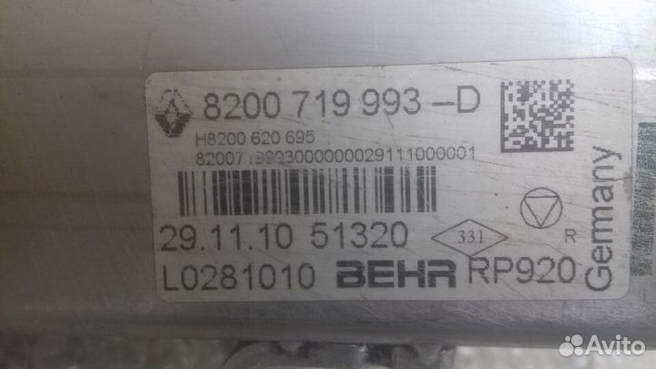 Ниссан Х-трейл Т31 радиатор выхлопных газов