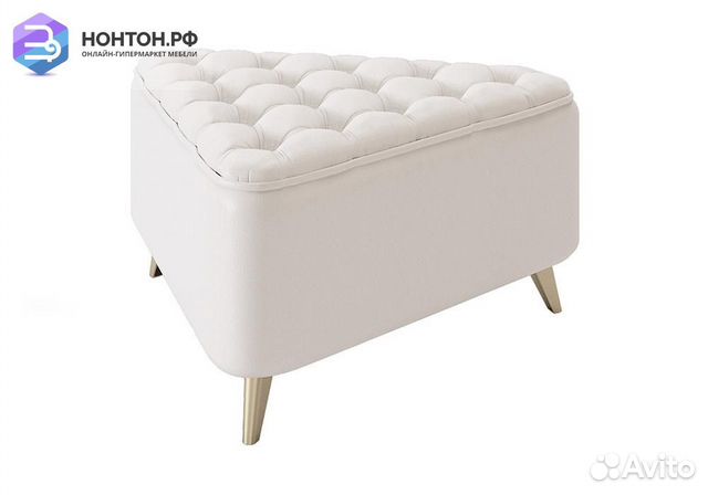 Пуф Трио белый