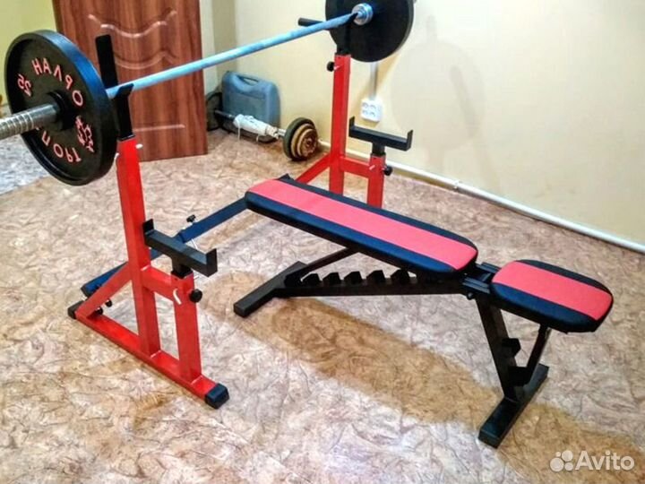 Стойка + скамья универсальная для жима