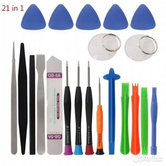 Набор Отверток Для Вскрытия Сотовых Телефонов 21в1
