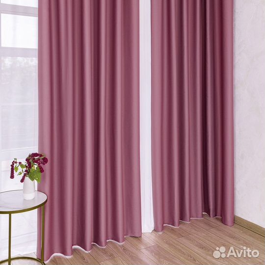 Комплект штор блэкаут Марсель Французский розовый