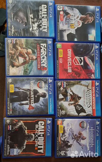 Диски для ps4