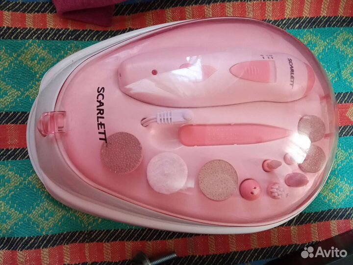 Маникюрно-педикюрный набор для ногтей scarlett, бу