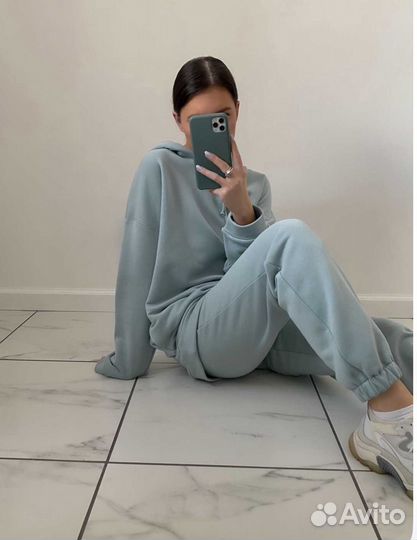 Костюм спортивный голубой miss naomi