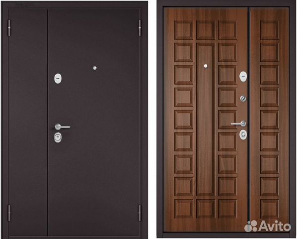 Двери двойные широкие