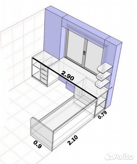 Мебель для подростка