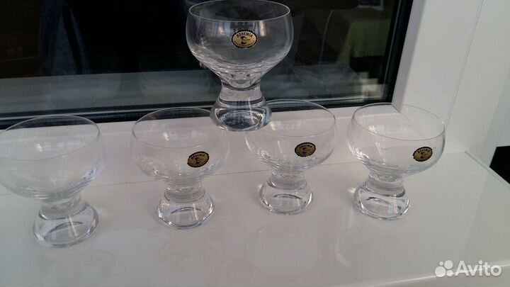 Хрустальные бокалы Чехия Богемия