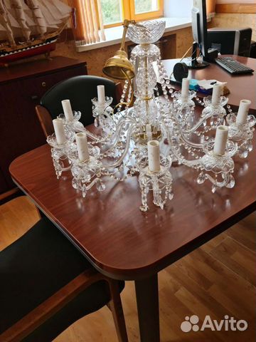 Люстра хрустальная чехия