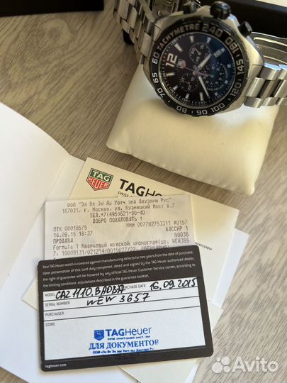 Мужские наручные часы Tag Heuer formula 1