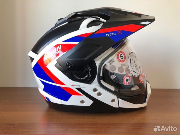 Мотошлем nolan N70-2 X grandes alpes N-COM 26