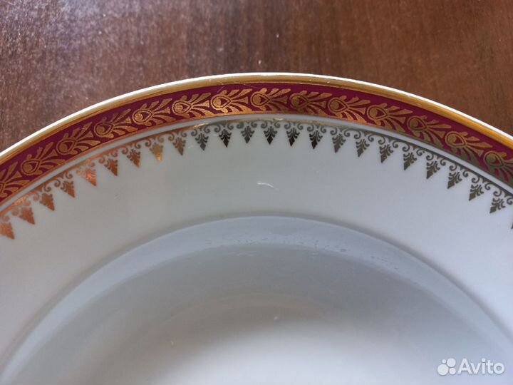 Набор суповых тарелок (чешский фарфор Thun)