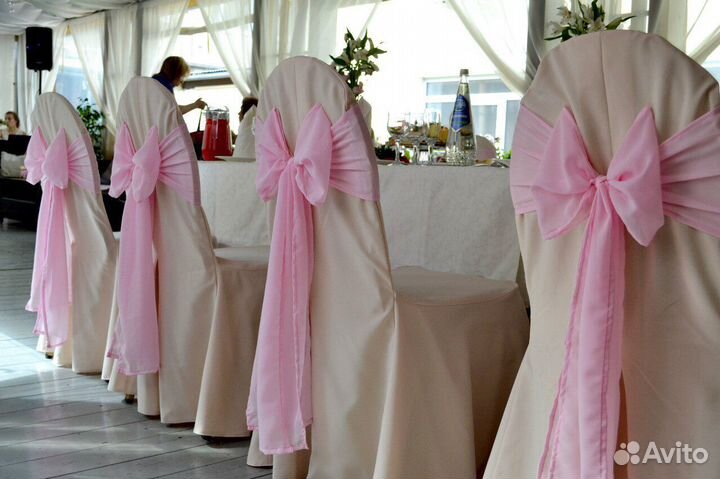 Банты на стулья (разные цвета)