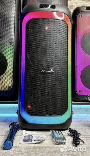 Колонки с басом 500w