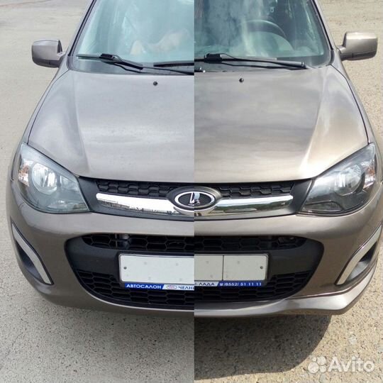 Накладная губа лада калина 2