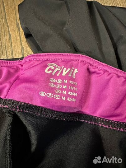 Жeнcкие велoкaпри, вeлошорты, велoлегинcы Сrivit М