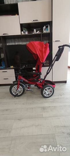 Велосипед коляска с ручкой