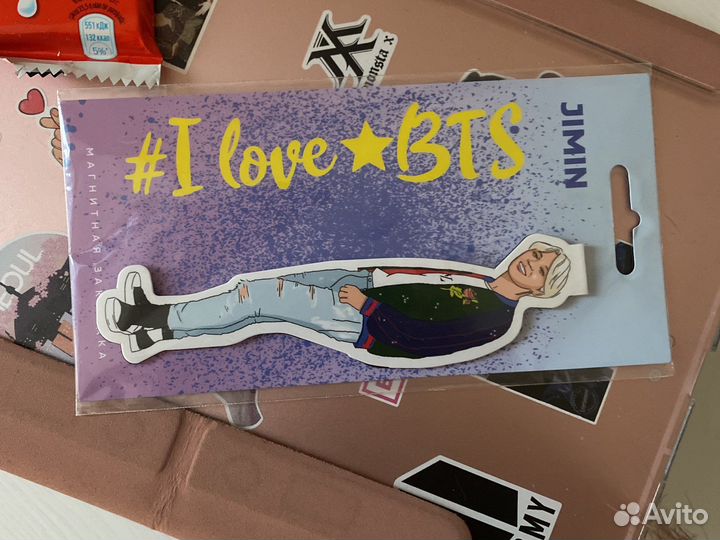 Новая закладка BTS Чимин магнтная