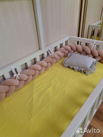 Бортик коса из 3прядей