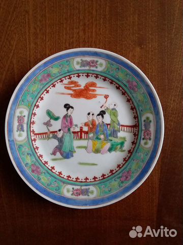 Тарелки старинные фарфоровые китайские