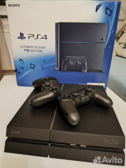 Sony playstation 4 Ultimate Player 1 Tb + диски